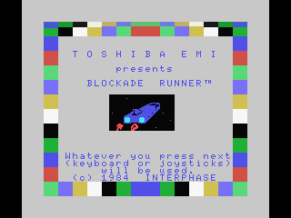 Blockade Runner screenshot 8 for Colecovision